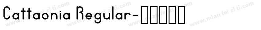 Cattaonia Regular字体转换